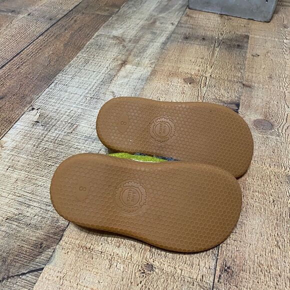 Livie & Luca Lime Green Hayes Natural Textile Casual Sneakers, Size 8 - Picture 10 of 10